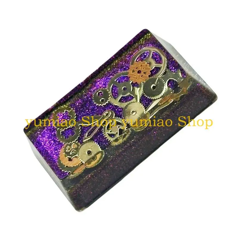 587B Unique Handmade Resin Keycap for Mechanical Keyboards Long-Last Decors