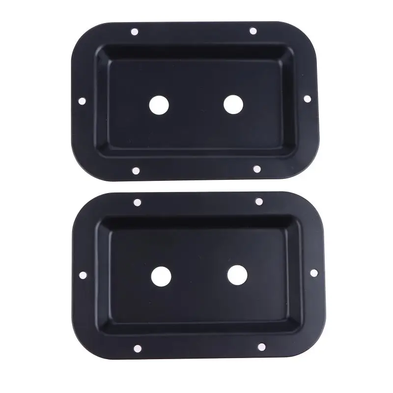 Recessed Speaker Jack Plate Connector 1 2Pcs for Dish Board Stable Stage Loudspeaker Panel Built In Installation Accessory