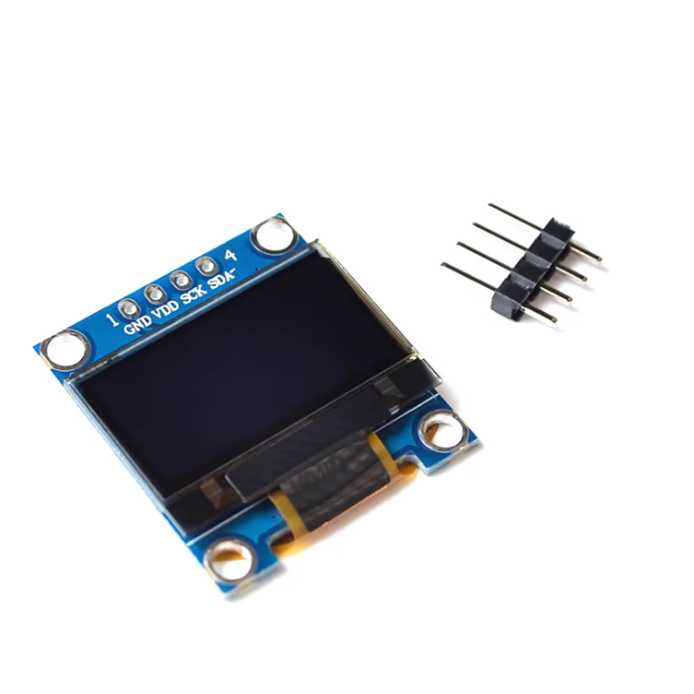0.96 インチ青白イエローブルーデュアルカラー IIC 通信 OLED ディスプレイモジュール 51 マイクロコントローラー SSD1315