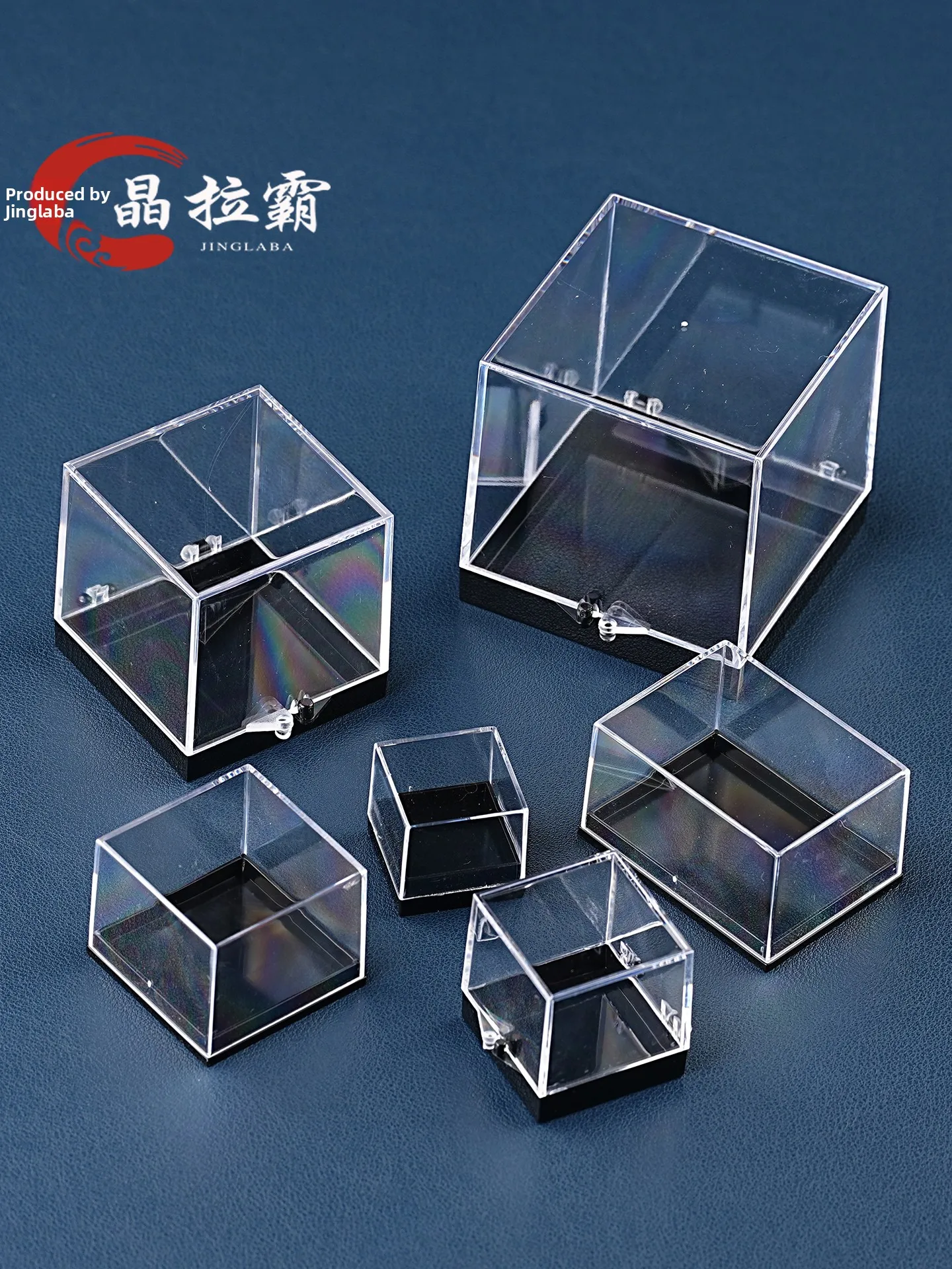 

Акриловая коробка для хранения минеральных кристаллов, витрина, держатель для фигурок, сова из драгоценных камней, минеральная коробка, подставка, коллекционный чехол