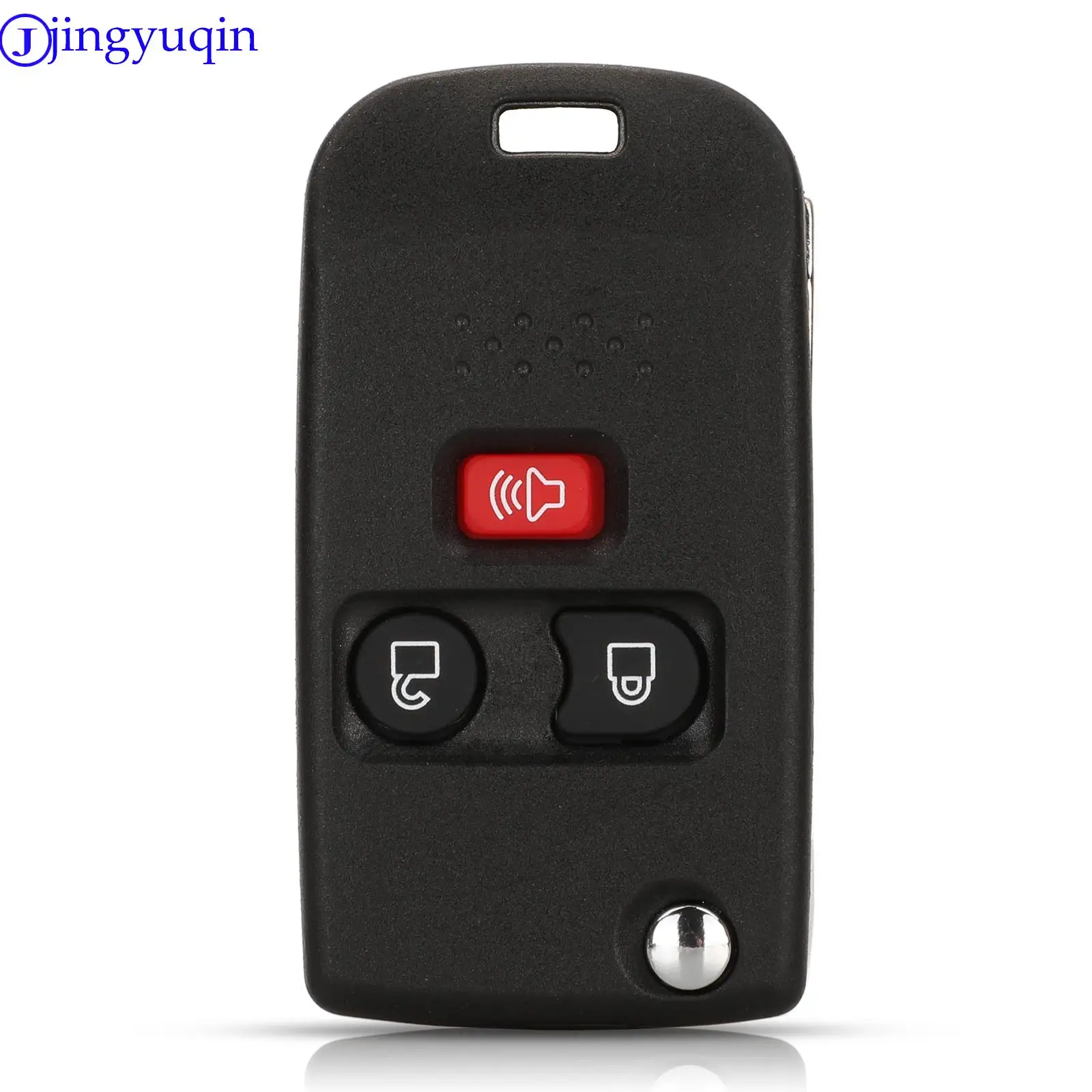 jingyuqin Modified Remote Folding Flip Key Cover Case Shell For Ford Crown Victoria Escape ExpeditionExplorer Sport 2/3/4 Button