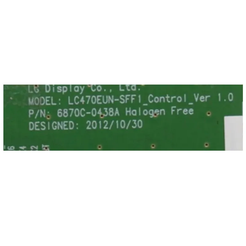 6870C-0438A LC470EUN-SFF1_Control_Ver 1.0 T-CON BOARD Replacement Board Tcon 6870C 0438A 32 Inch Perfect working Fully tested