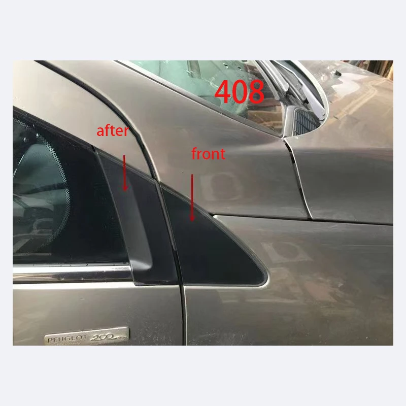 Car front triangular glass decorative panel, flow channel cover angle bracket suitable for Peugeot 308 408