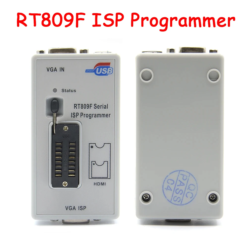 

RT809F ISP Serial Programmer With 12 Adapters RT809 LCD USB Chip Eeprom Car Repair Tools 24 25 93 Serise IC