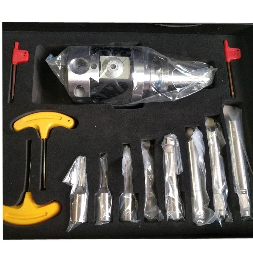 NEW Precision MT3 MT4 MT5 NBH2084 8-280mm Boring Head System +8pcs 20mm Boring Bar rang 8-280mm Tool Set