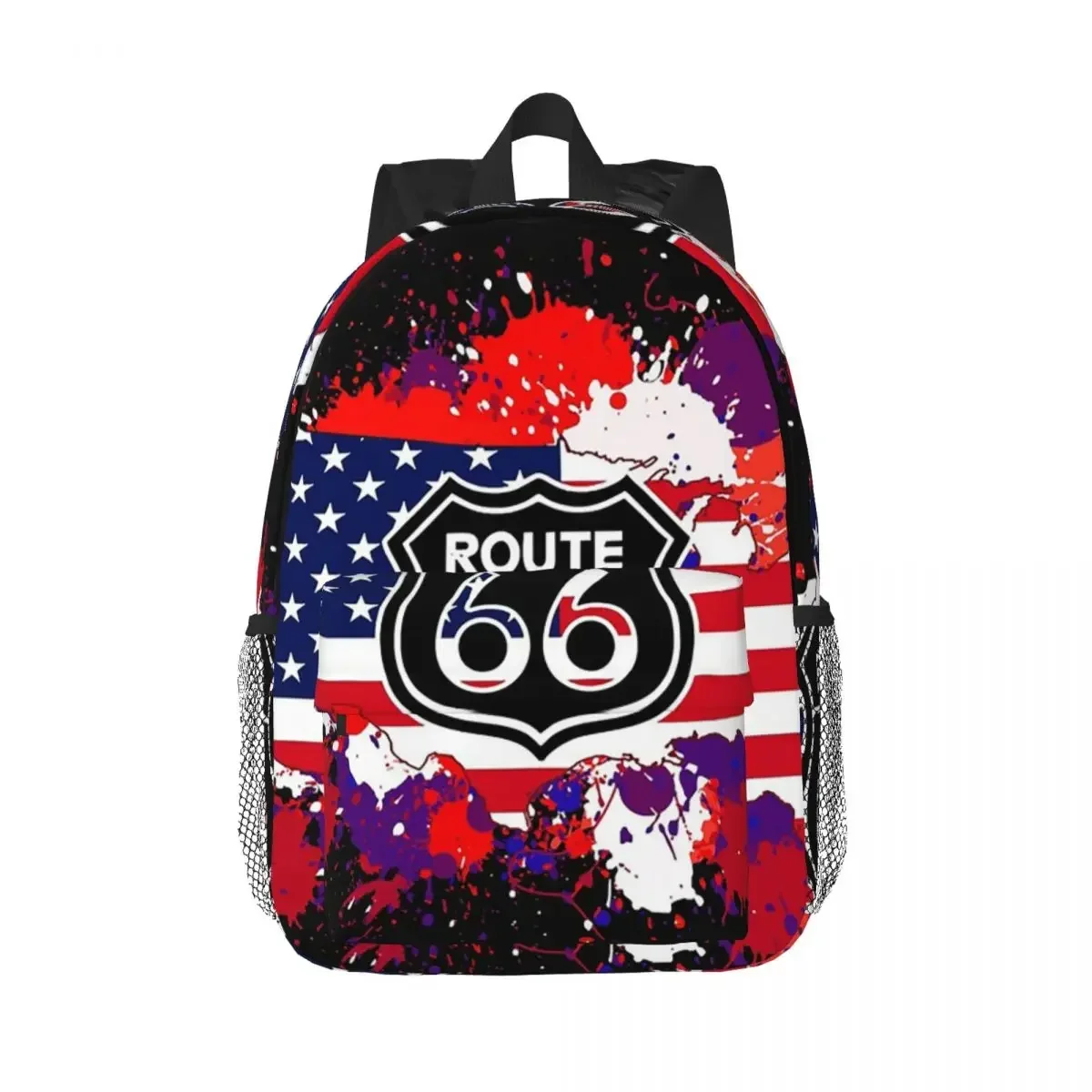 Route 66 Classic Backpack Hot Sale Daypack Large Capacity Boys Girls BookBag Shoulder Bags for Men Women Children School Bag