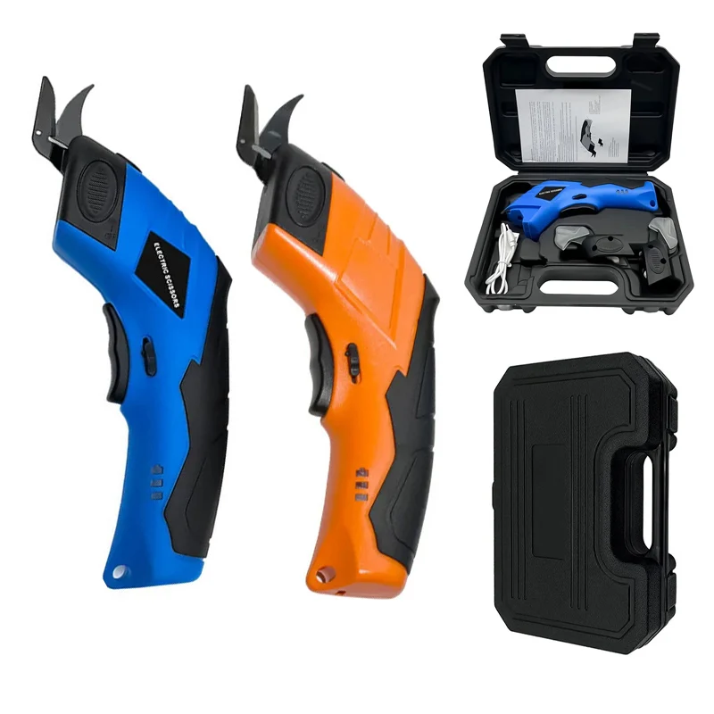 

Multifunctional Electric Scissors Fabric Cutting Machine Leather Scissors With Stainless steel Blades USB Rechargeable Tool ﻿