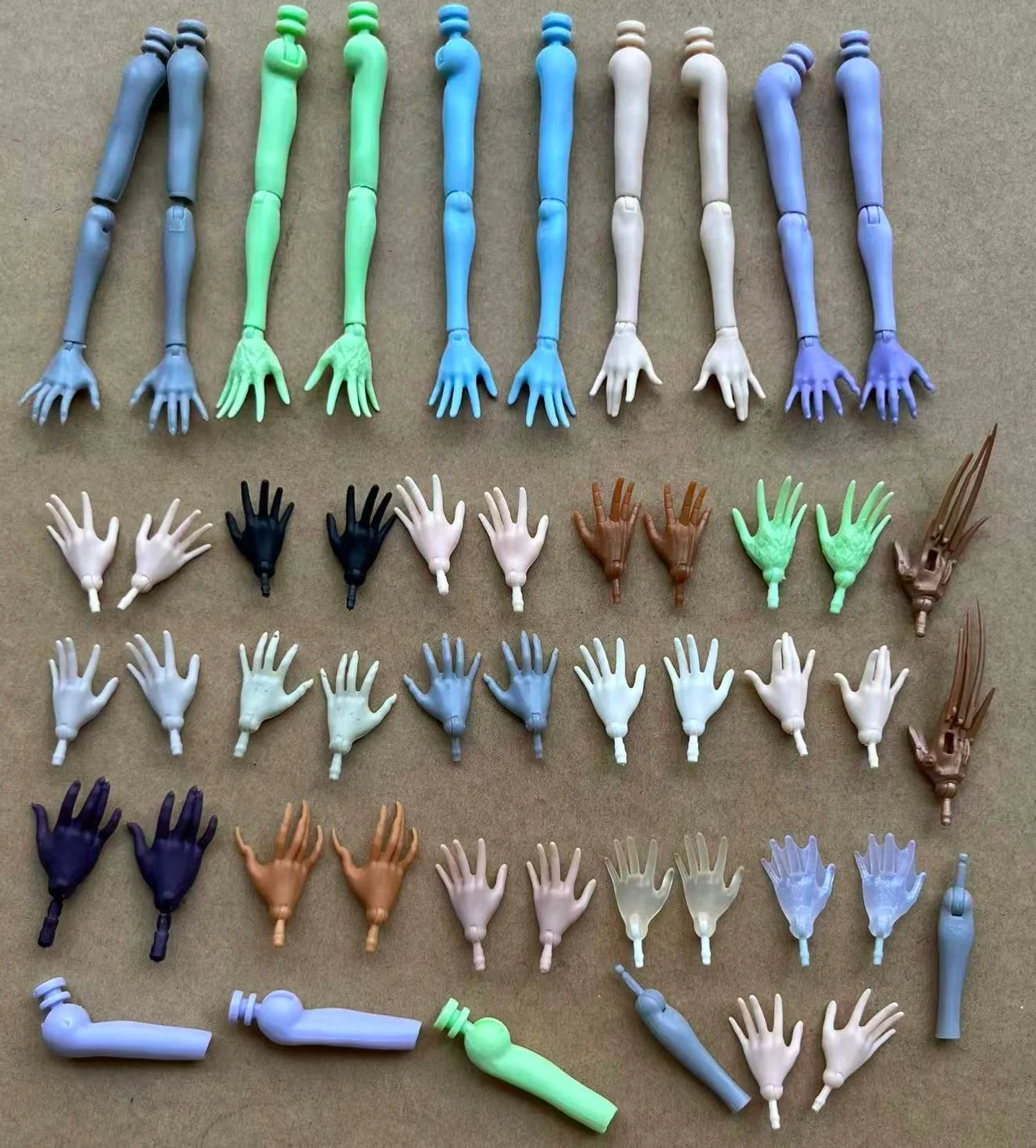 1/6 Scale Doll Replacement Hands Elbows Arms for DIY Collectible Figures Personality Decor Original Accessories