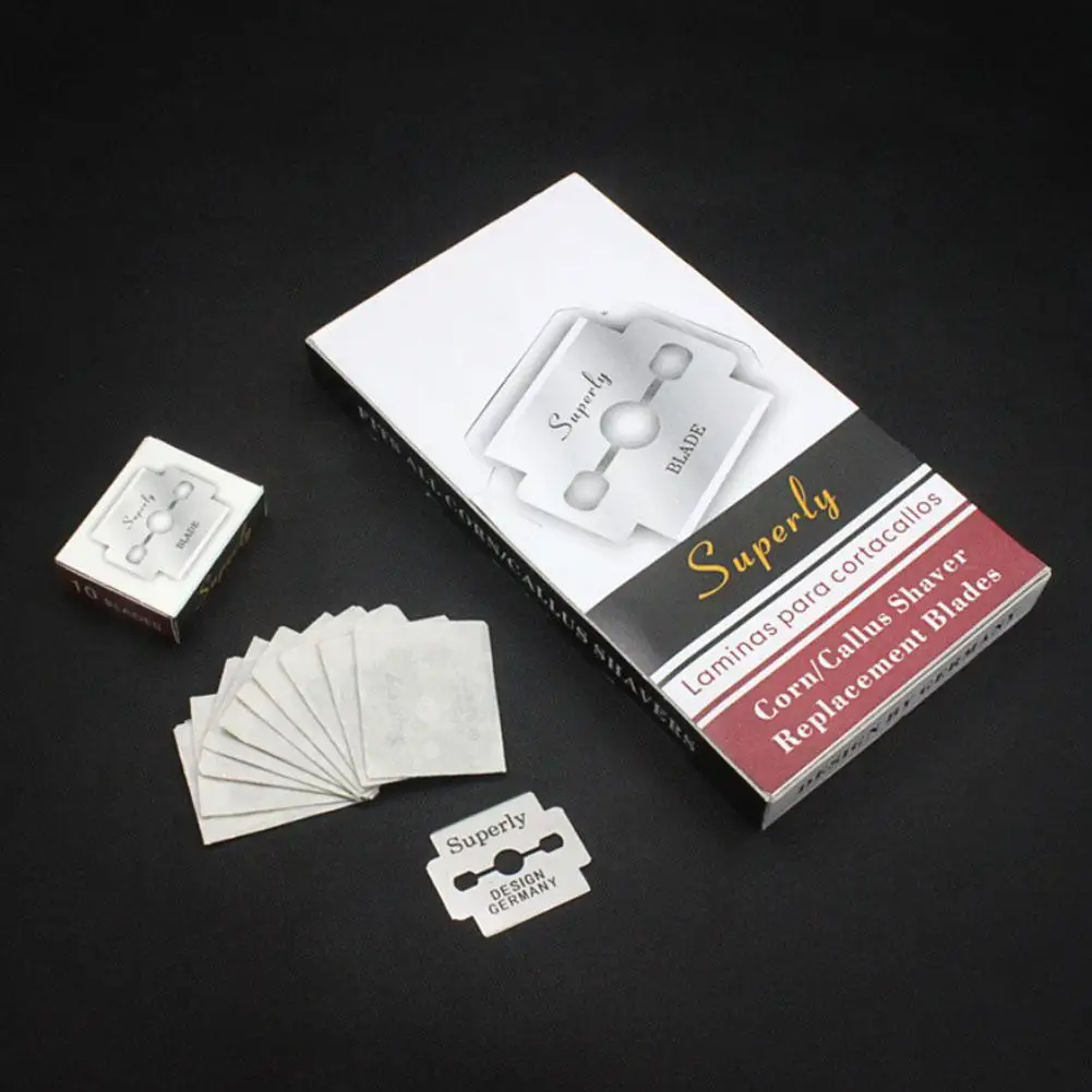 100 個ステンレス鋼交換刃足カルスリムーバー硬皮リムーバー刃手足ファイルペディキュアマシン ﻿