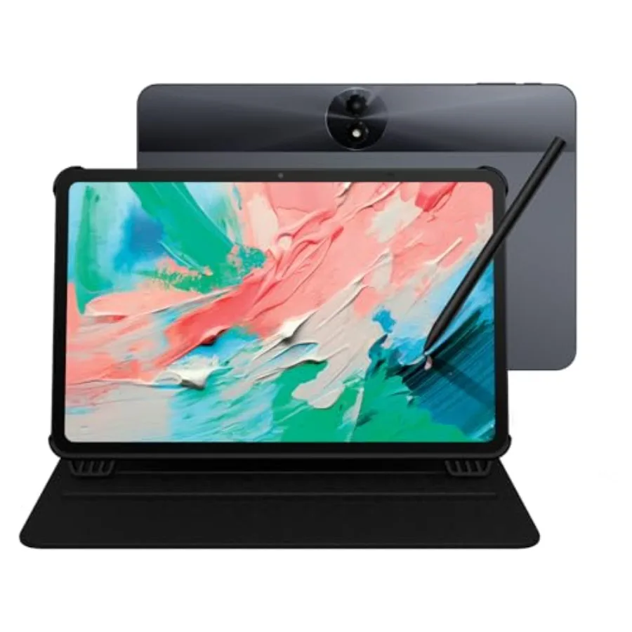 TCL Android Tablet for digital note-taking and drawing NXTPAPER 4.0 display gray includes stylus and flip case Android 15 AI to