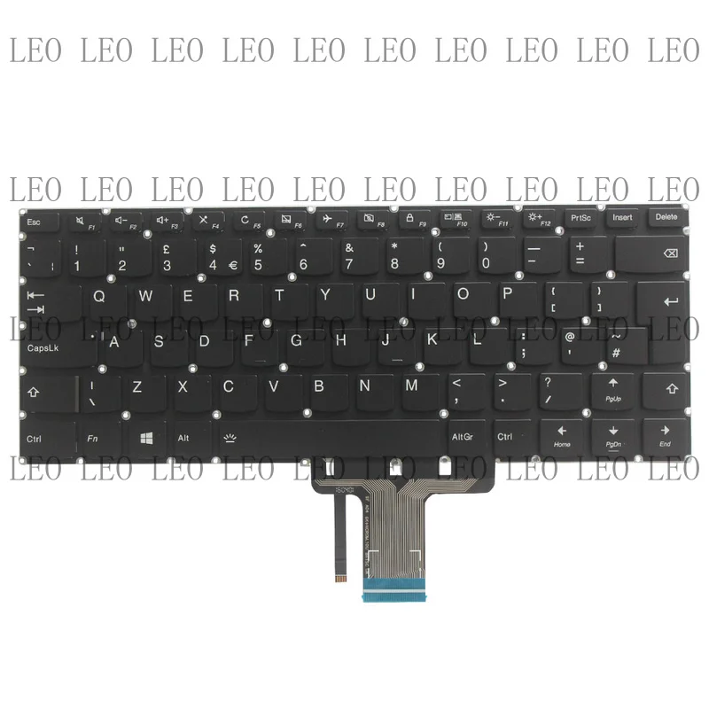 MY For Lenovo Yoga 710-15IKB 710-15ISK 710-14IKB 710-14ISK 14"  UK keyboard black