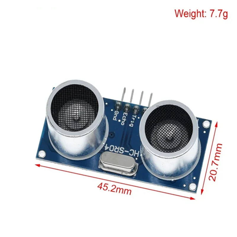 Ultrasonic Module HC-SR04 Distance Measuring Transducer Sensor for Arduino Detector Ranging Smart Car