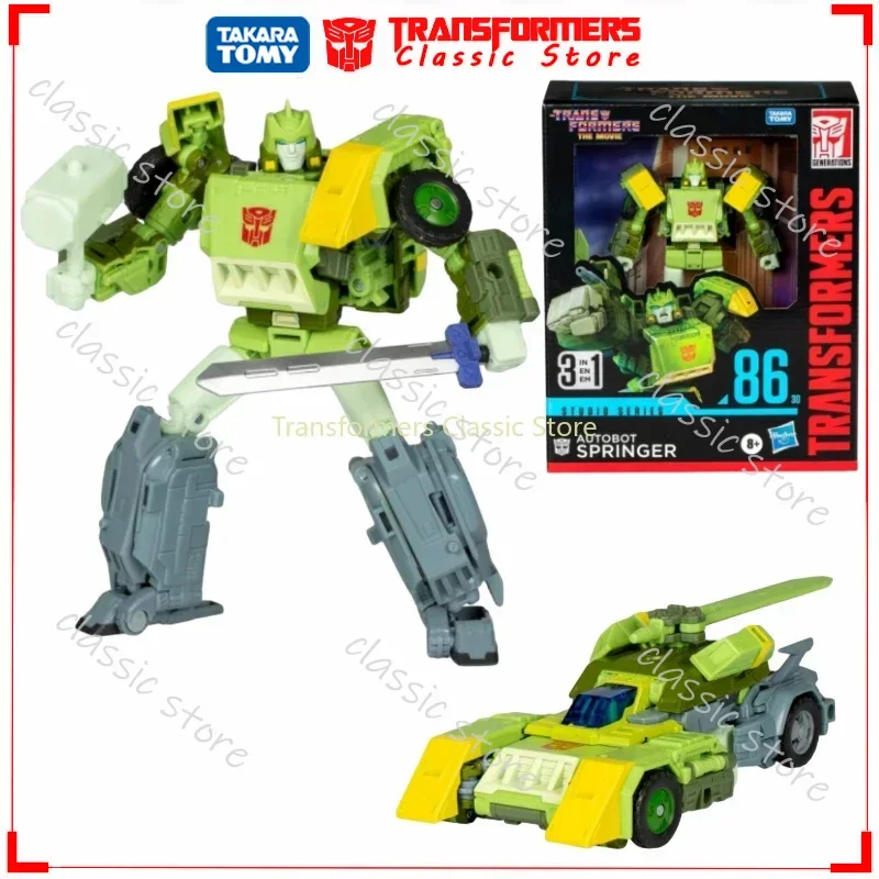 Transformers Toys Studio Series SS-86-30 Leader Class Springer Classic Cybertron Autobots figuras de acción regalos coleccionables