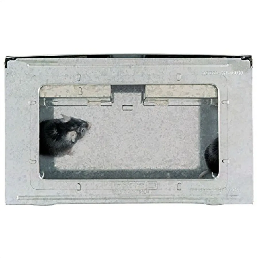 iTrap MultiCatch Humane Mouse Trap with Clear Top Repeater Style 4Pack for Home Office Safe Effective Rodent Control