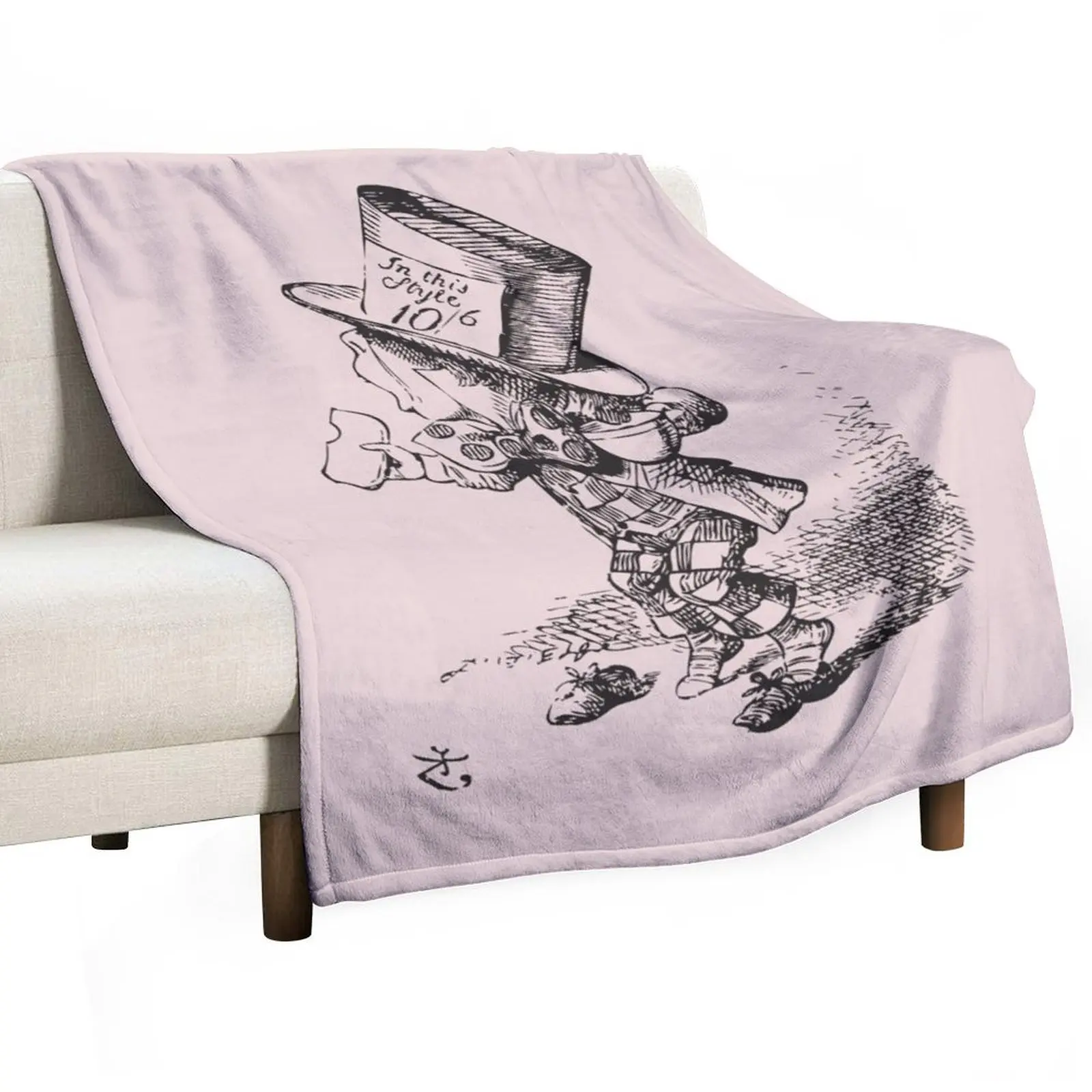 The Mad Hatter Throw Blanket Personalized Gift Bed Fashionable Sofa Blankets