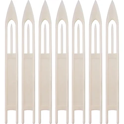 7Pcs/Set Fishing Line Equipment Repair Shuttles Netting Needle White Plastic Fishing Accessory Size 3-9