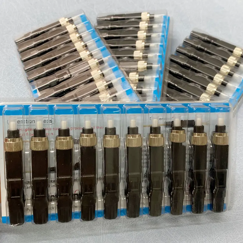 

FC UPC Fast Connector Fiber Optic Field Assembly Embedded FTTH FC/UPC-FC/APC Fiber Optic Quick Connector 10pcs/lot