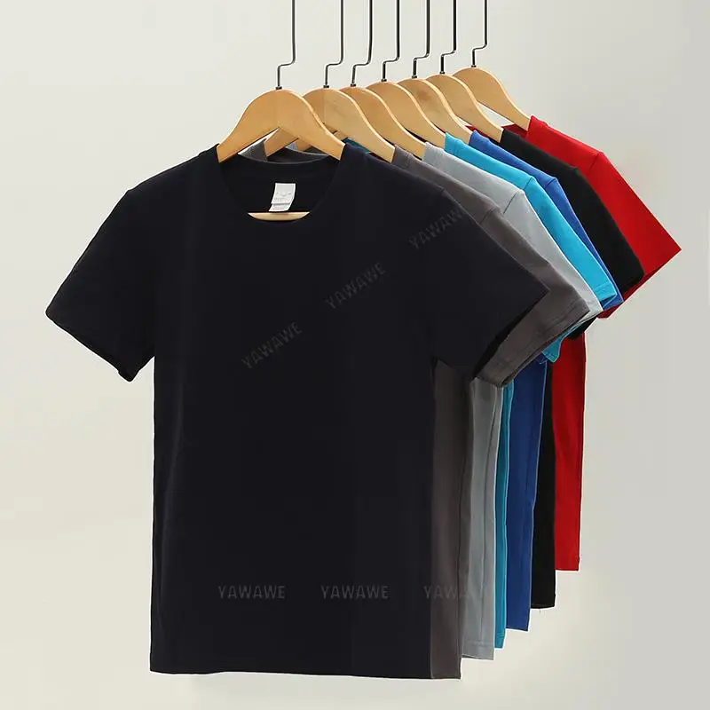 brand t-shirt man LAWSON LOGO T-Shirt Blouse T-shirt short black t shirts for men cotton tee-shirt