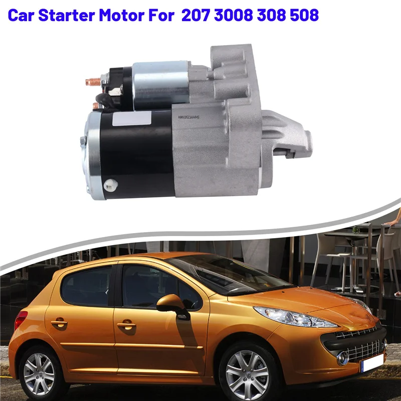 มอเตอร์สตาร์ทรถยนต์ F-T V764559480 สำหรับ 207 3008 308 508 RCZ Citroen C4 DS3 DS4 DS5 1.6 THP