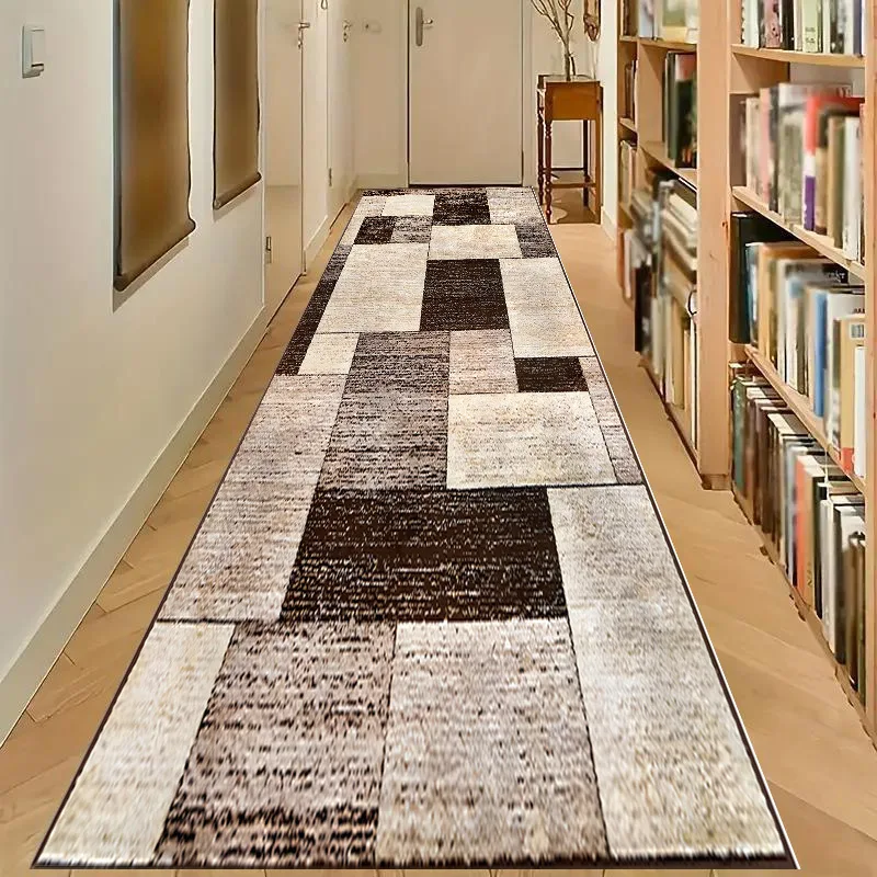 Customizable Aisle Walkway Carpet Hallway Decor Area Rug Luxury Corridor Long Runner Passageway Doorway Floor Mats Non-slip ﻿