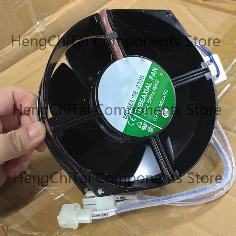 All metal high-temperature resistant full frame blade fan Suitable for UPS power supply and cabinet cooling 5E-230B 230V 46/44W