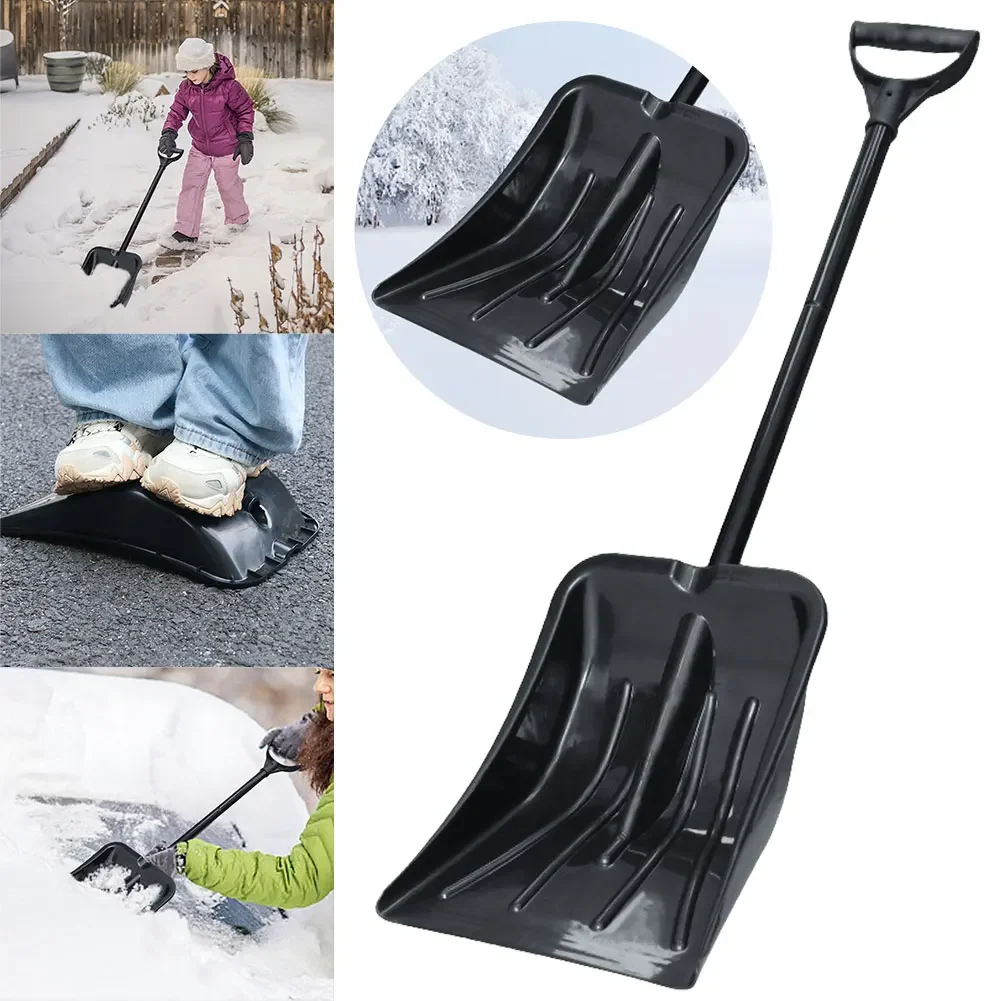 Utility Detachable Shovel Parent-Child Playing Snow Shovel Lightweight with Handle Large Capacity Snow Shovel for Snow Removal