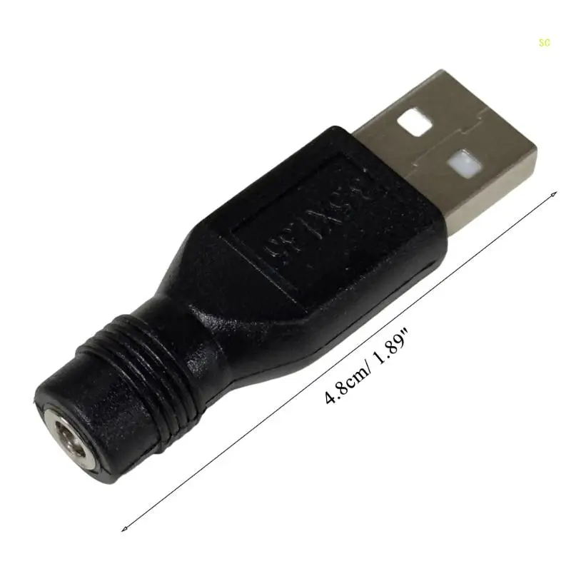 USB ชายไป หญิงอะแดปเตอร์ชาร์จ Barrel Power Adapter ชาร์จพอร์ต Dropshipping