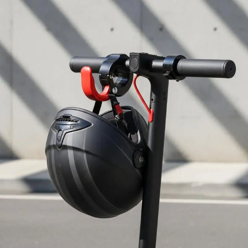 Replaceable Helmet Hook 1 Piece Universal Bag Holder Heavy Duty Alloy Accessory for Motorcycle and Bike Storage view 4