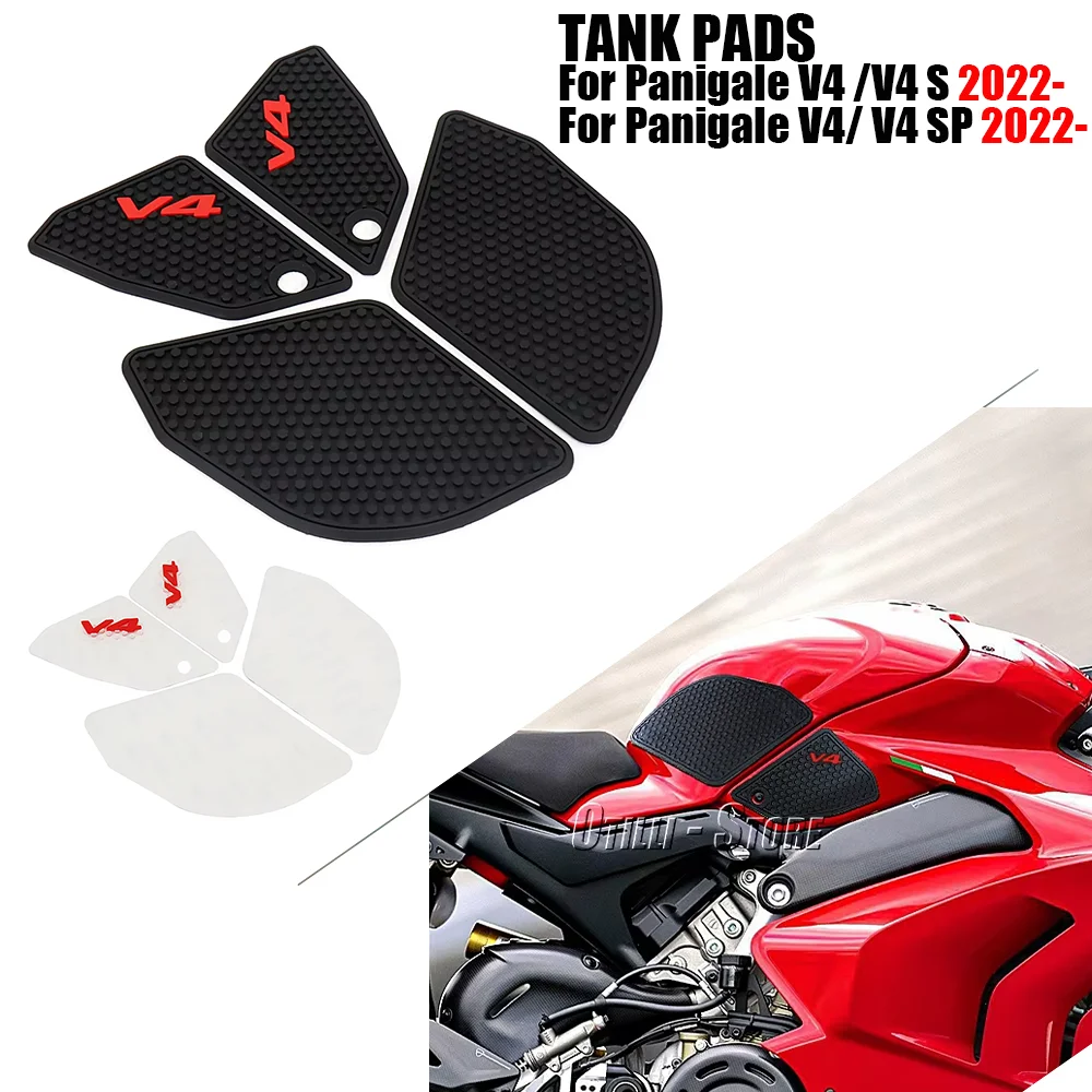 

Motorcycle Accessories Sticker Fuel Tank Sticker Protector Pads For DUCATI PANIGALE V4 S R SP2 V4S Panigale V4R V4SP2 2022 2023