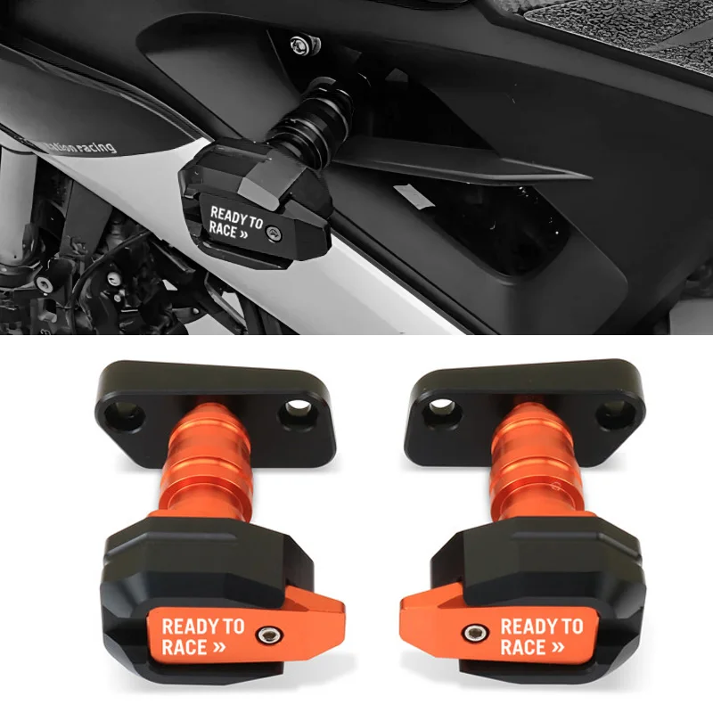 

Motorcycle CNC Falling Protection Frame Slider Fairing Guard Crash Pad Protector Fit For DUKE390 DUKE250 DUKE 390 250 2024-2026