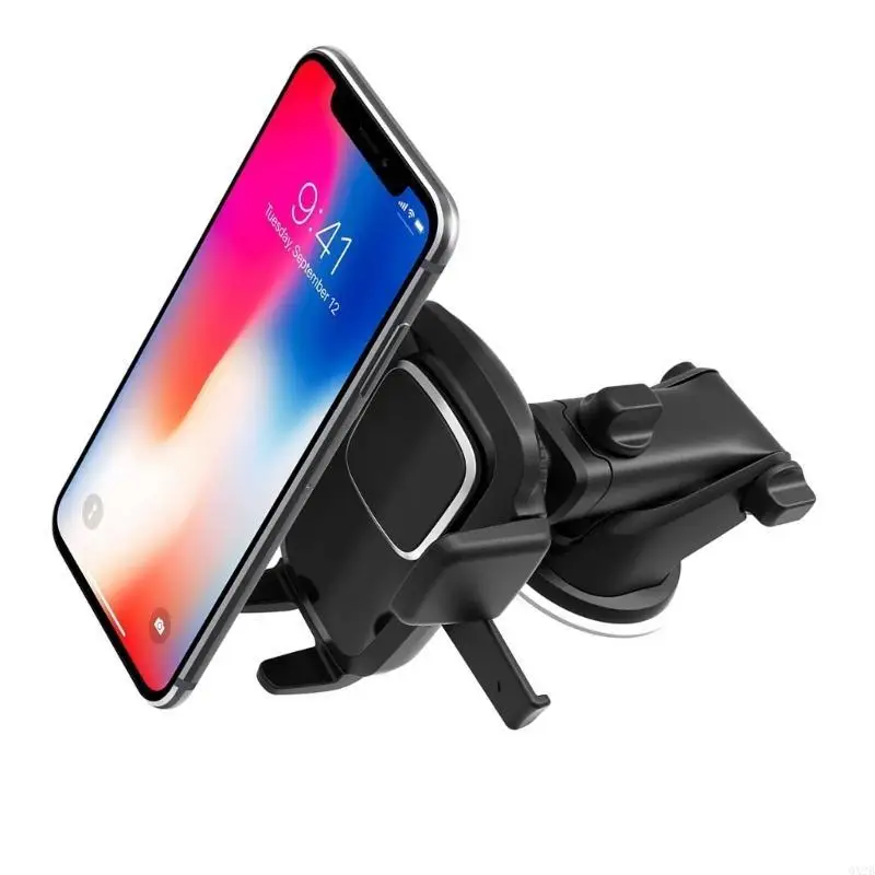 범용 전화 마운트 홀더 스탠드 개폐식 홀더 흡입 컵 자동 요람