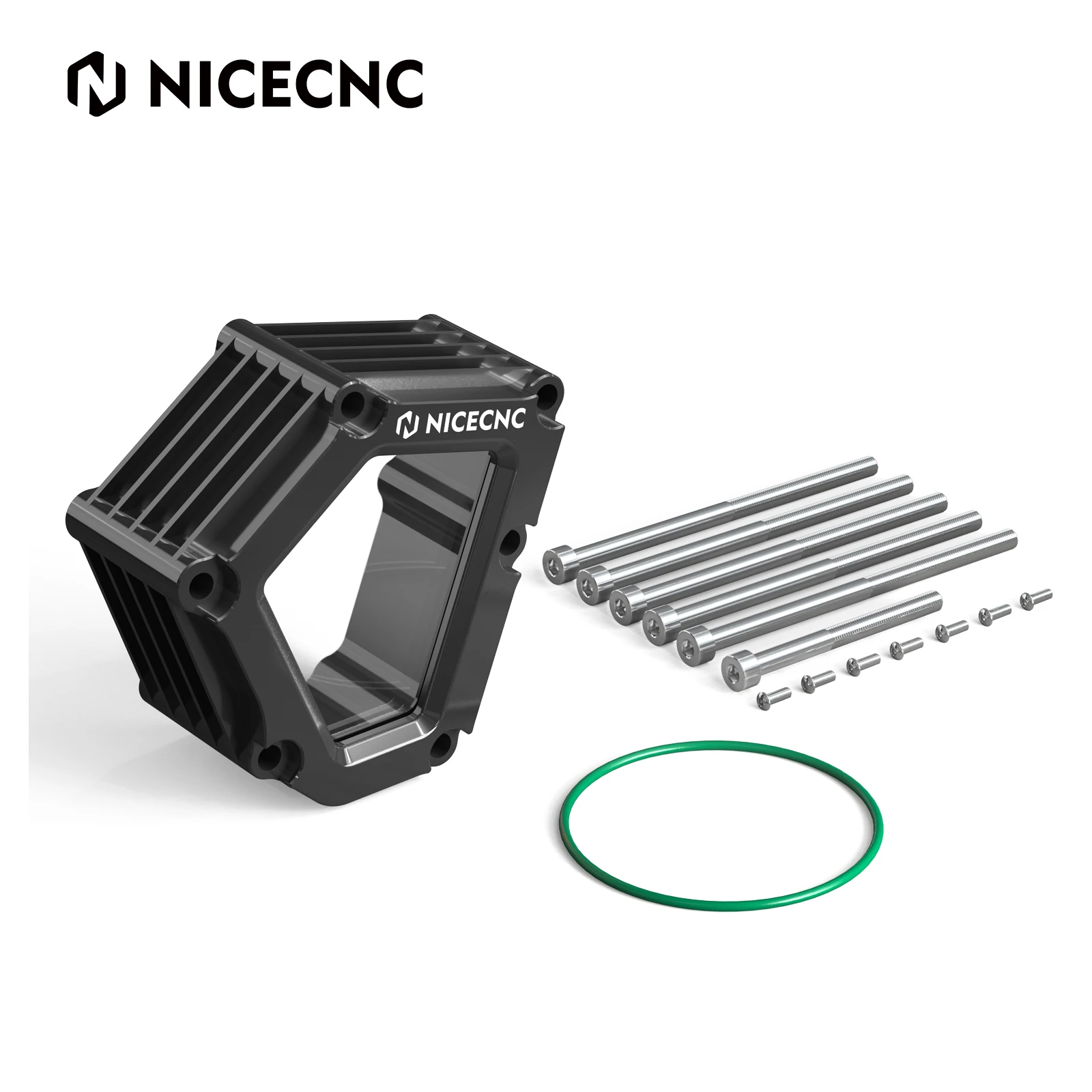 NICECNC Ölkappenabdeckung für Yamaha YFZ450R YFZ450RSE 2009-2023 Aluminium-Sichtglas Kühlkörper ATV-Zubehör 18P-15423-00-00 – Detail 16