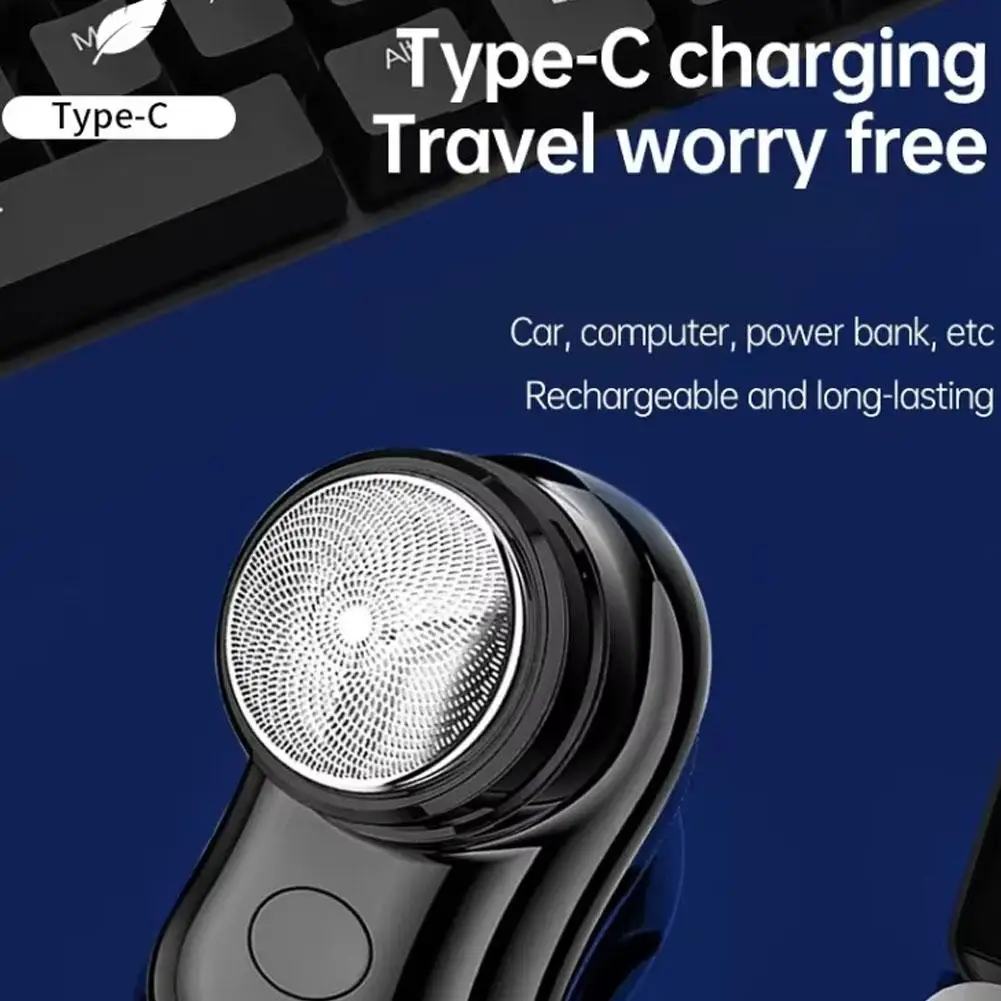 Electric Shaver USB Portable Razor Man Travel Attire Wet Dry Rechargeable Shaver For Men G7N6