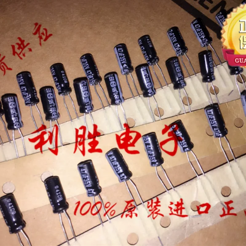 

10-100 шт. 47UF 35V электролитический конденсатор 35V47UF 5*11 EB