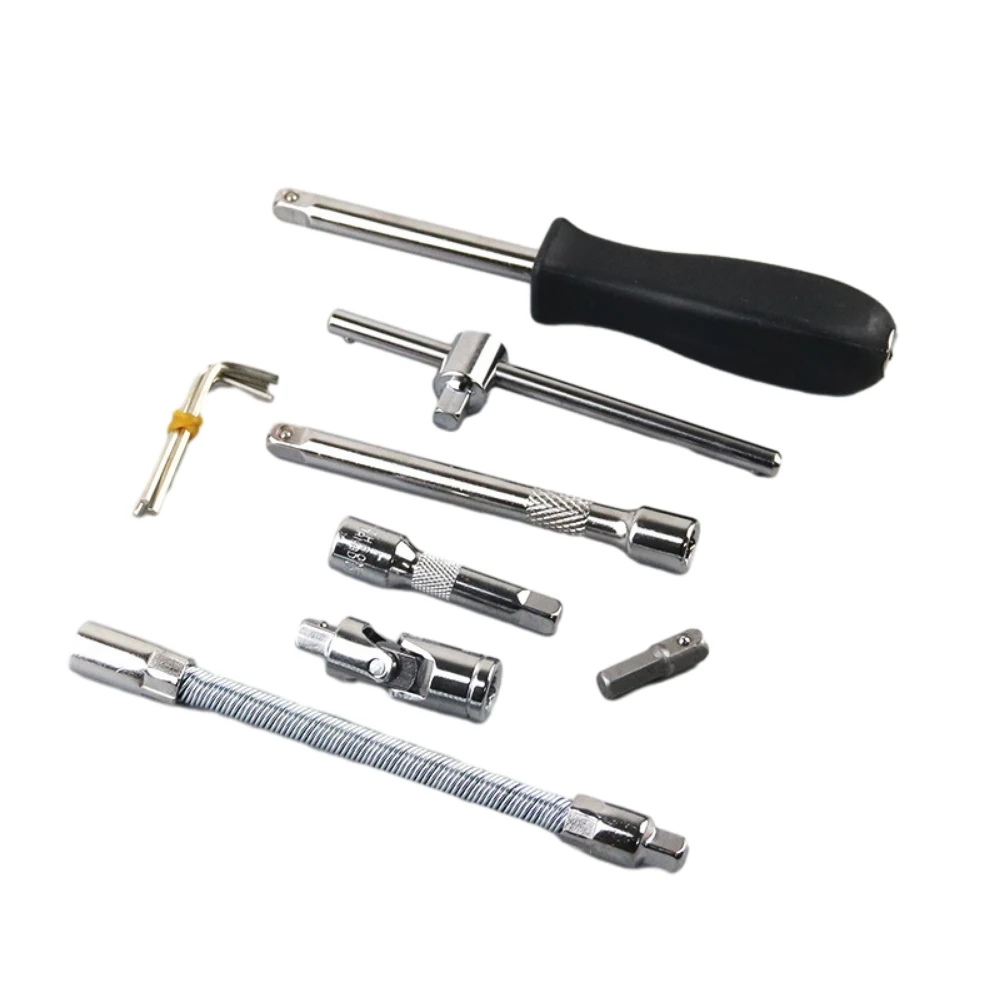 Imagem -05 - Car Repair Tool Grupo 14 Socket Grupo Ratchet Torque Chave Combo Kit Ferramentas Auto Reparação 46 Pcs