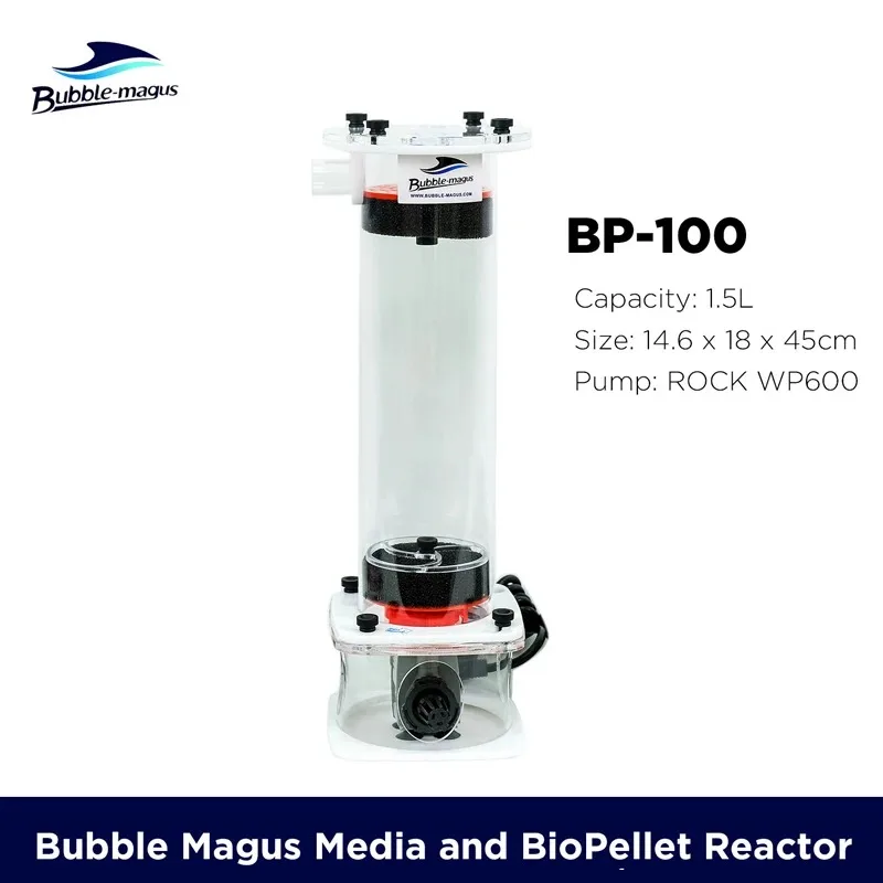 Bubble Magus BioPellet and Media Reactor Multipurpose Media Remover with Built-in Pump