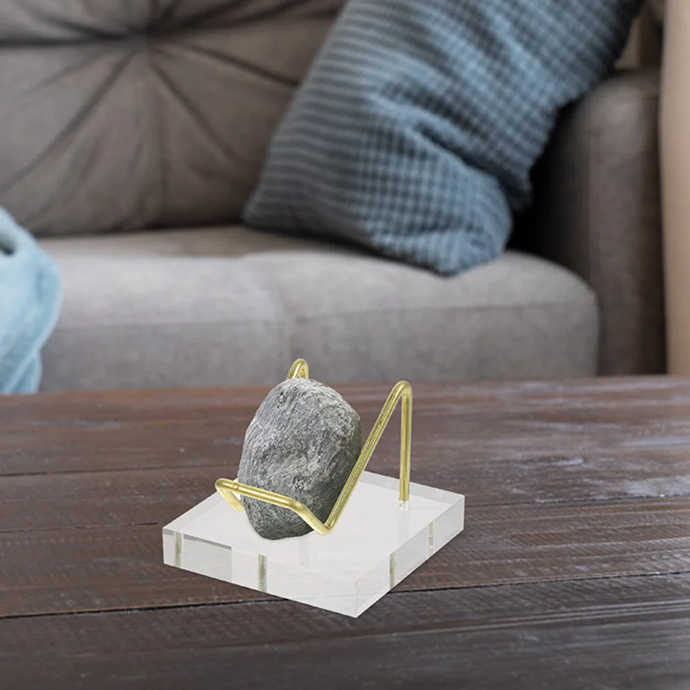 

3pcs Acrylic Display Stand Gem Pedestal for Small Stone Minerals Crystal Stands Sphere Stand Acrylic Easel Display