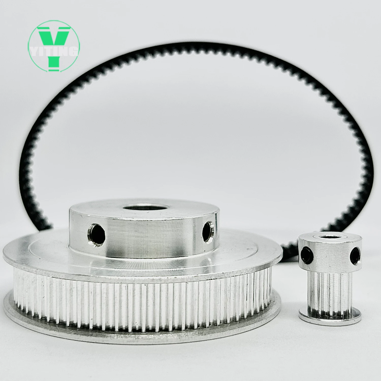 HTD 3M 12T 72Teeth Timing Pulley Belt Set Belt Width 10mm Bore 3~15mm Reduction 6:1 Deceleration 3M Pulley Kit Synchronous Wheel