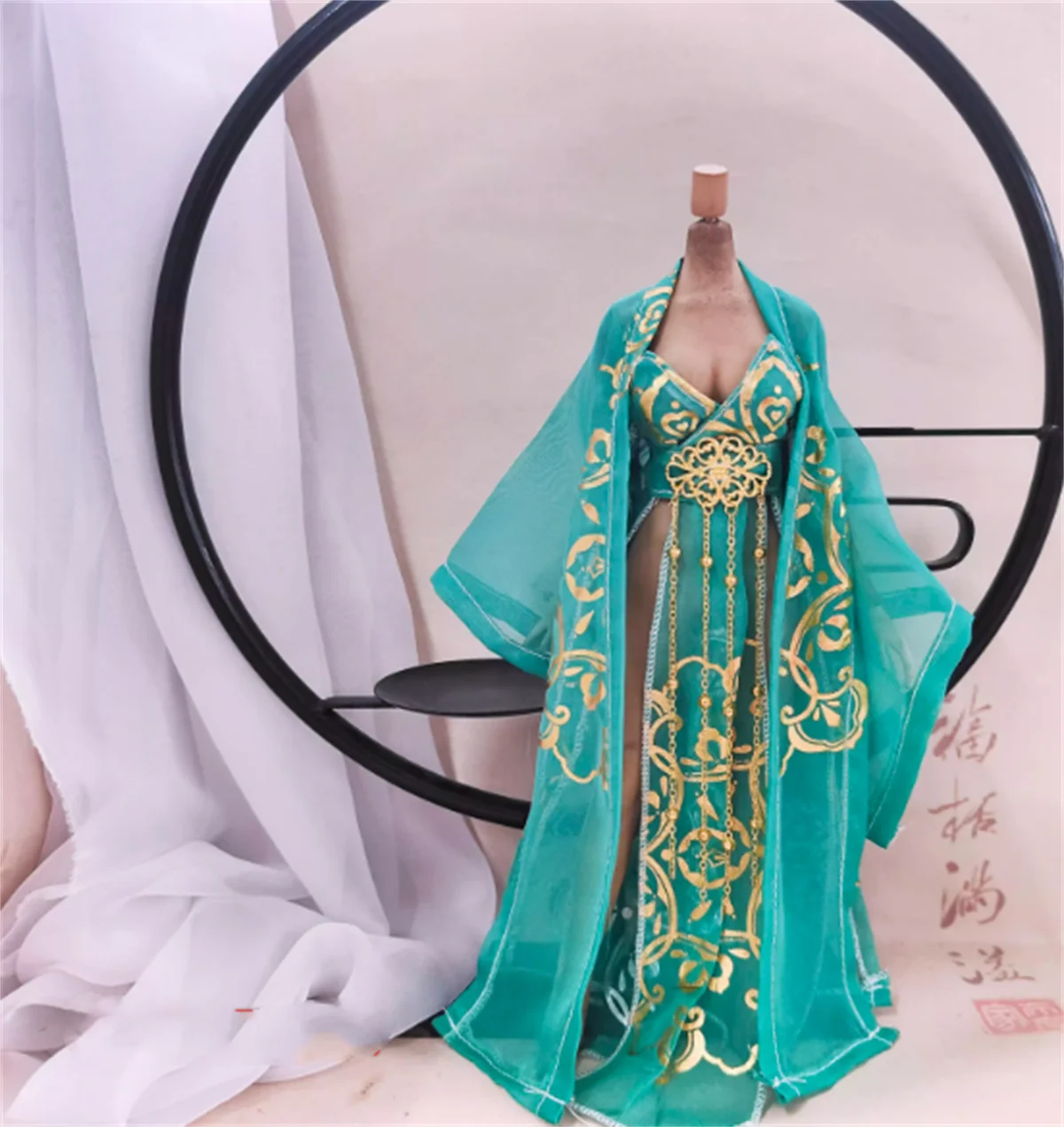 Customize Long Dress 1/6 Female Tradition Hanfu Long Dress Outfit Ancient Shirt Clothing Suit for 12inch Action Figure Toys