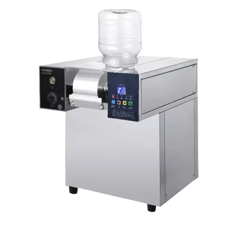 Top Sale Automatic Flake Ice Shaver Manufacturing Korean Bingsu Ice Milk Snow Shaving Machine