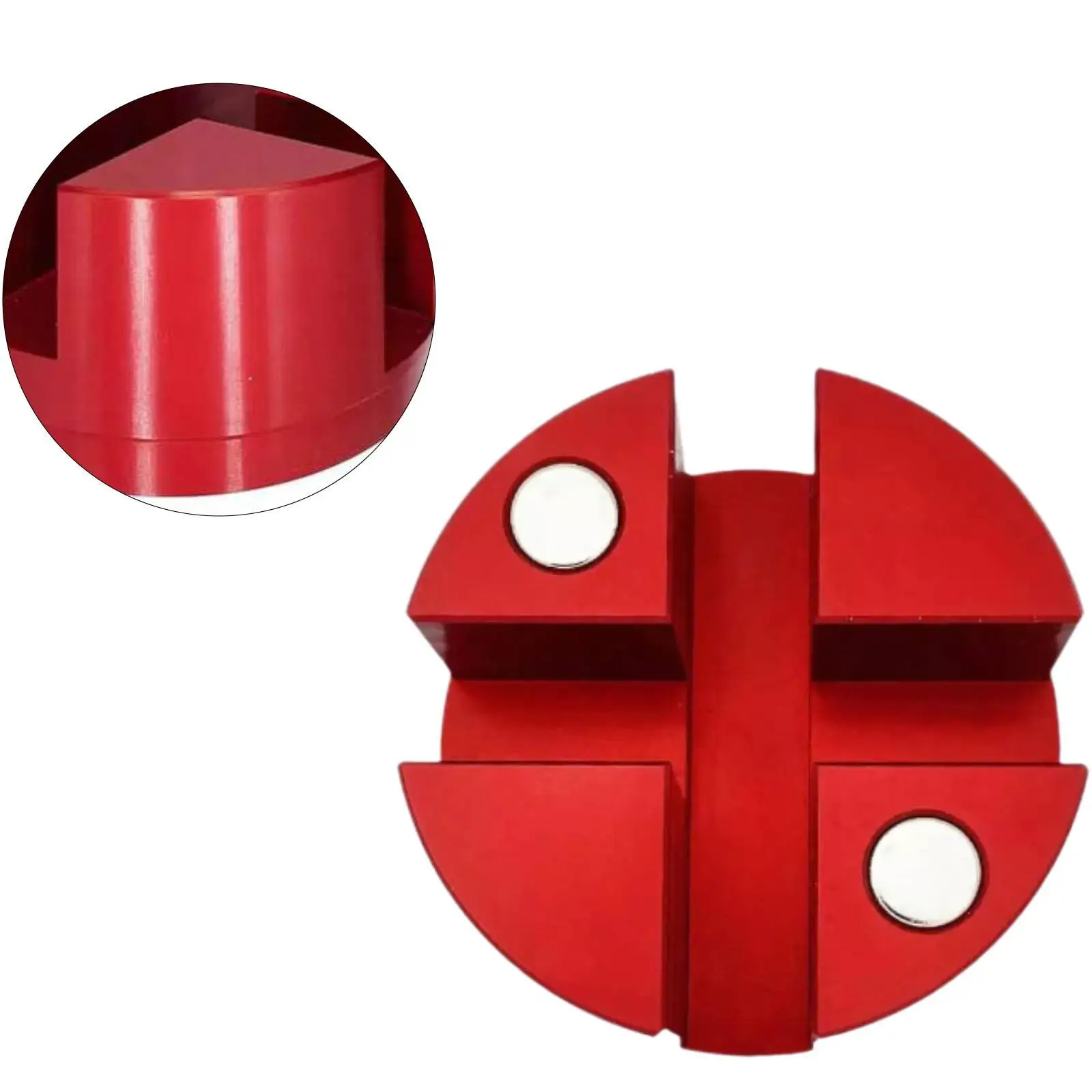 Universal Slotted Jack Pad Frame Rail Protector Aluminum Alloy Spare Parts Automotive Accessories Sturdy Diameter 5cm