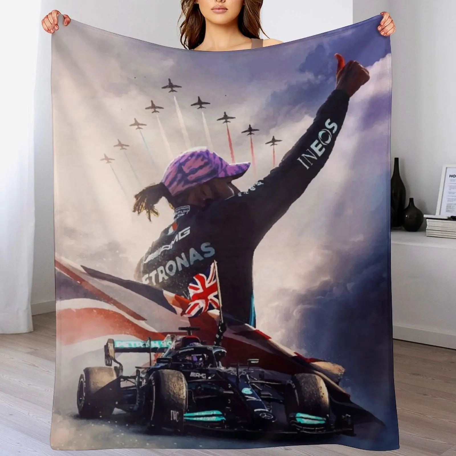 

Glory_Lewis Hamilton_Art - F1 2024 Throw Blanket christmas decoration Decorative Sofas Blankets