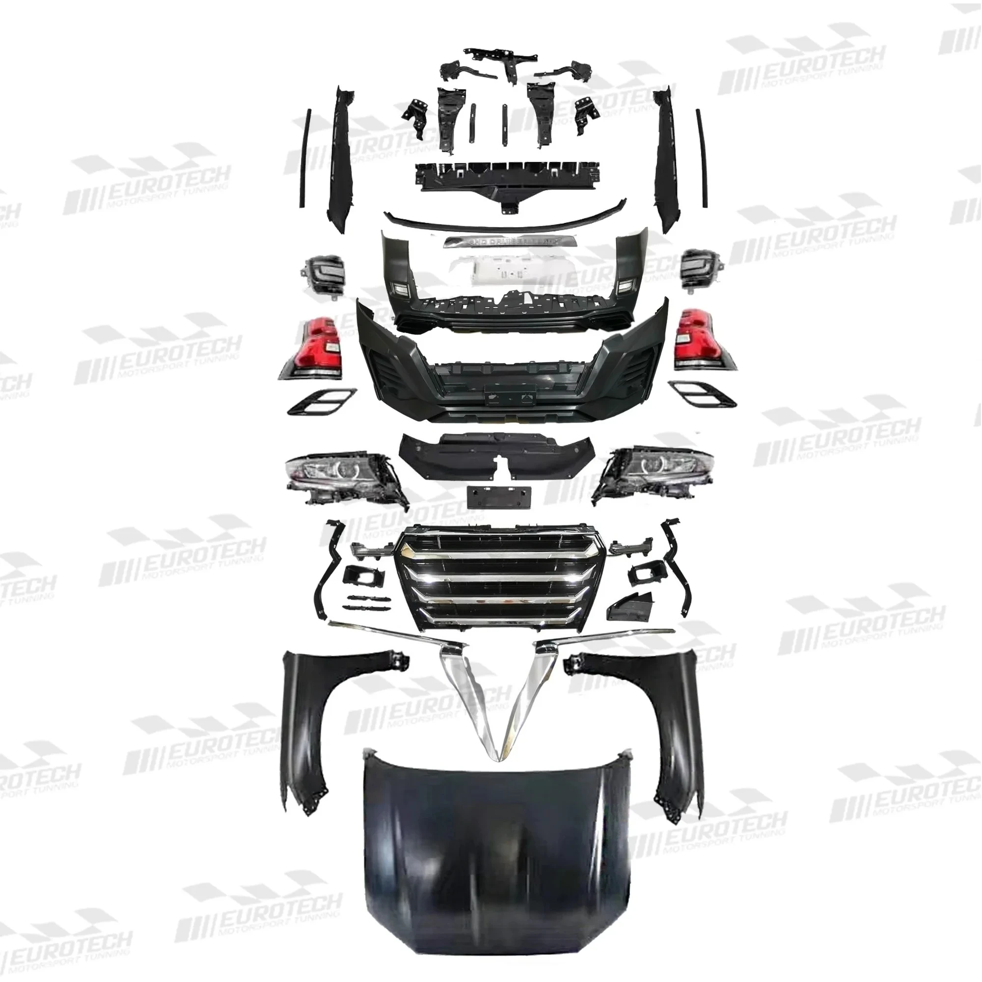 

Горячая Распродажа 2022 года, комплект преобразования подтяжки лица Prado X-men для Prado Fj150 2010–2020 годов