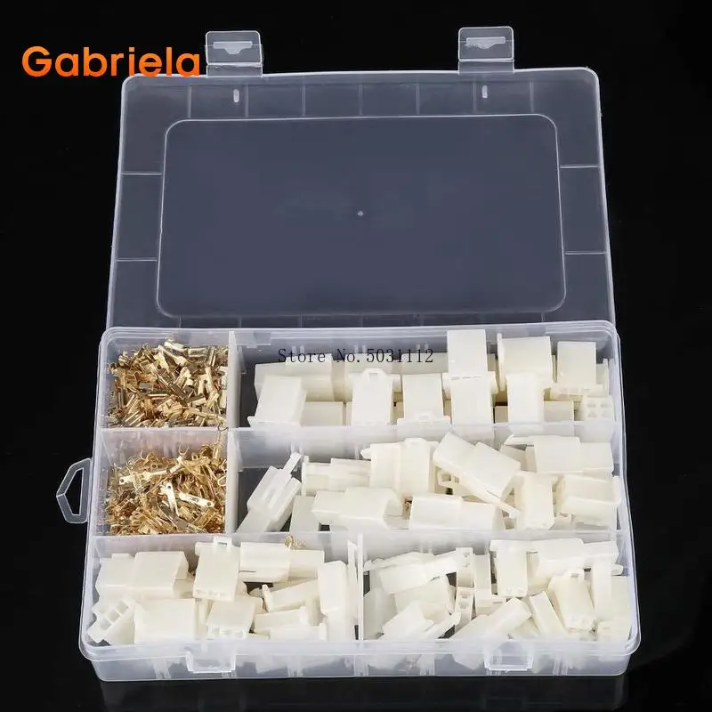 40 Set/380Pcs Auto Electrical 2.8mm 2/3/4/6P Pin Wire Connector Mayitr Male Female Cable Terminal Connectors Kit for Car Motor