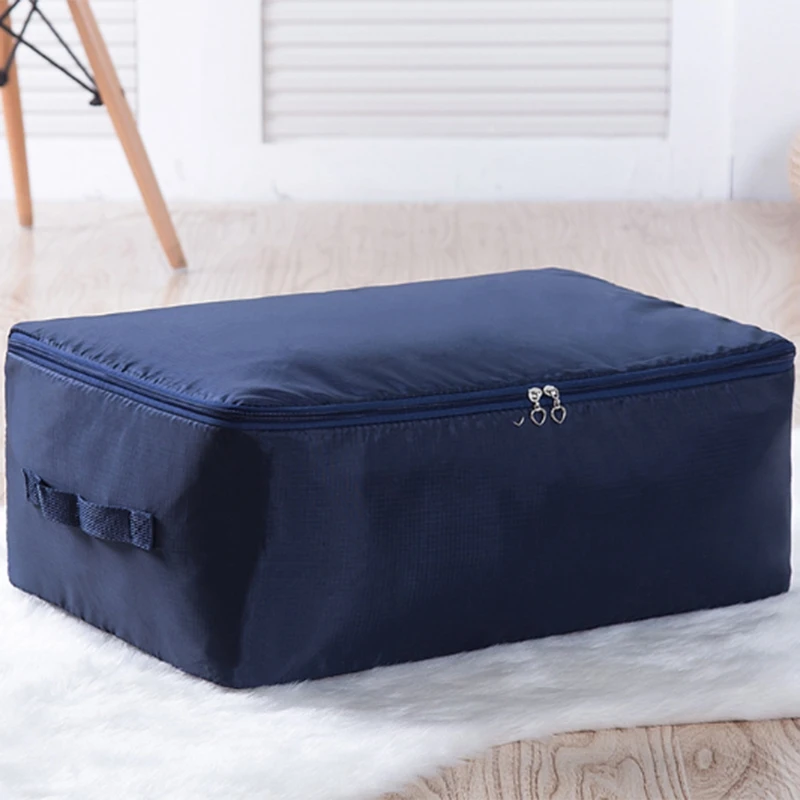 Comforter Storage Bags Containers,Pillow Beddings/Blanket Clothes Organizer Storage Containers with Zippers,Breathable