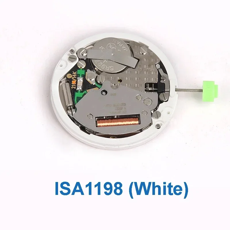 مشاهدة إصلاح استبدال أجزاء تاريخ حركة الكوارتز في الساعة 3 لحركة ISA 1198 التقويم المزدوج 3 ملحقات ساعة اليد