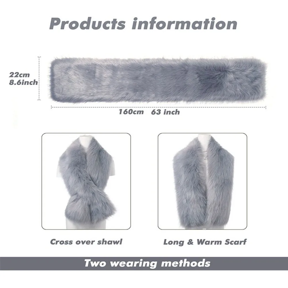 أنيقة بلون أفخم شال الكورية نمط لينة عباءة فو الفراء والأوشحة الدفء الرقبة التفاف العروس الكتف وهمية طوق الزفاف
