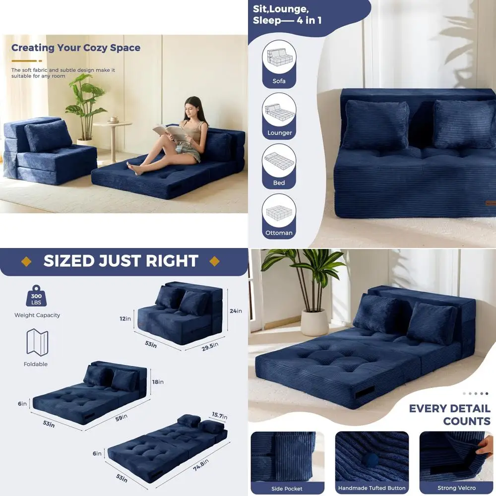 Convertible Soa Bed…