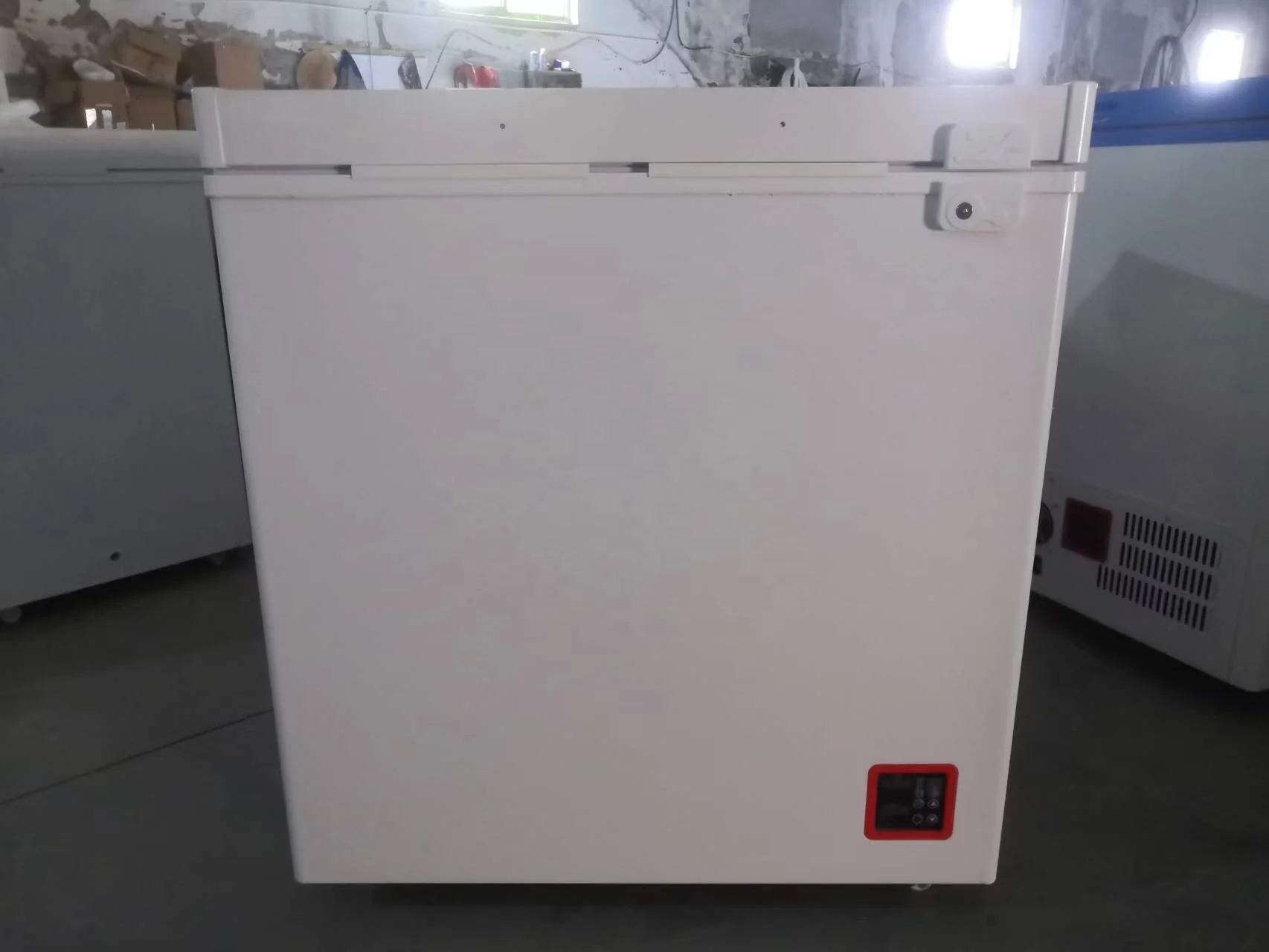 Paygo  Freezer 158L12V AC/DC Freezer Single Door Mechanical Compressor Ice Cream Solar Panel Direct Drive Deep Chest Freezers