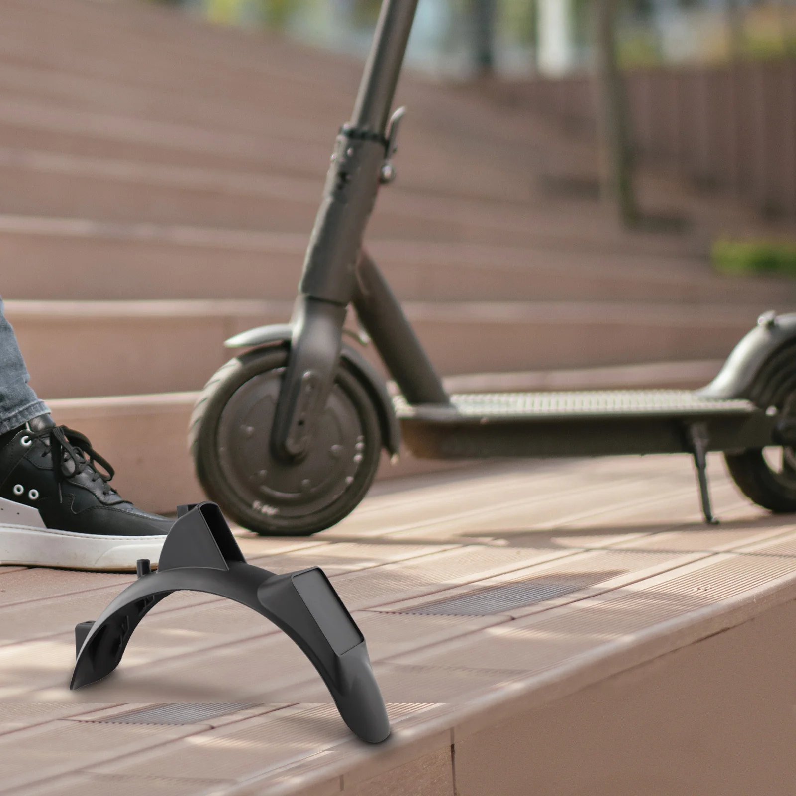 

Комплект брызговиков для скутера, брызговик для электрического скутера, защита для бездорожья, черный комплект брызговиков для скутера, прочная конструкция из АБС-пластика